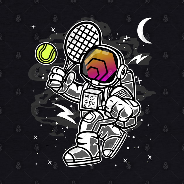 Astronaut Tennis HEX Coin To The Moon HEX Crypto Token Cryptocurrency Blockchain Wallet Birthday Gift For Men Women Kids by Thingking About